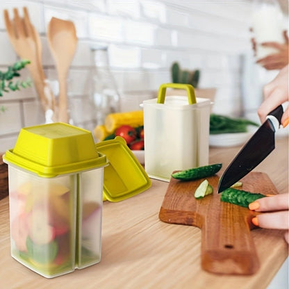 Pickle Jar with Strainer Insert