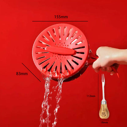 2-in-1 Draining and Preservation Basket: Simplify Washing & Storing